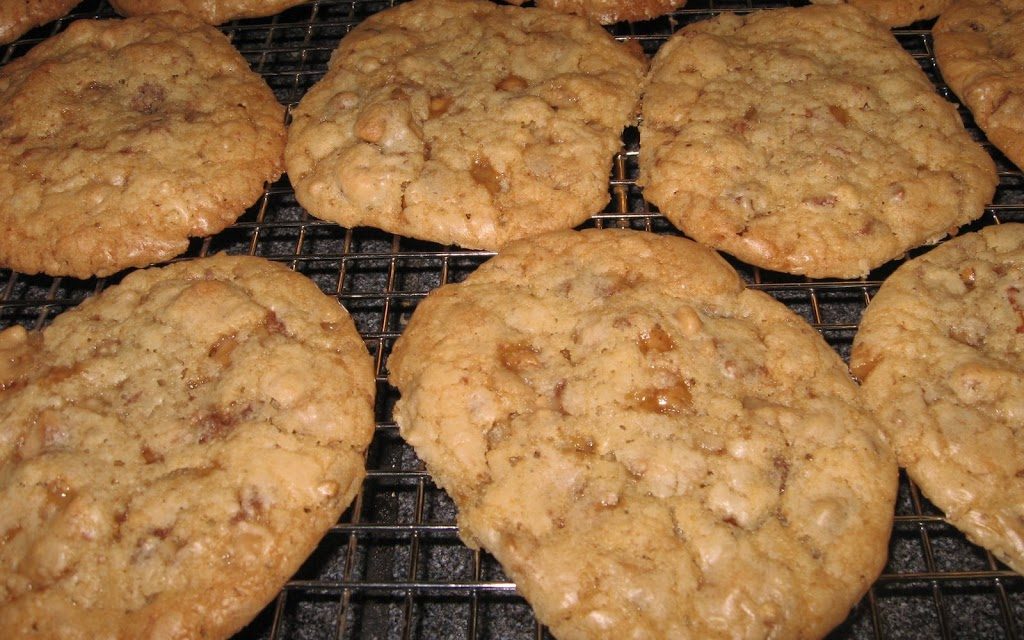 Toffee Pecan Rookie Cookies