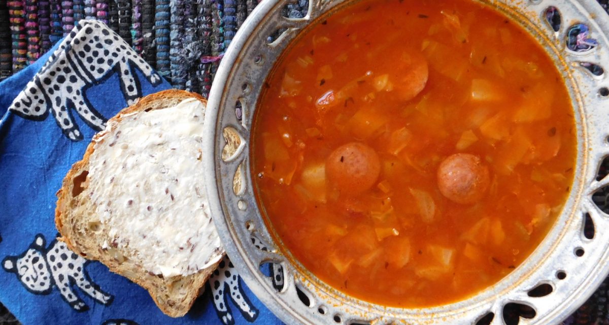 Kielbasa and Cabbage Soup